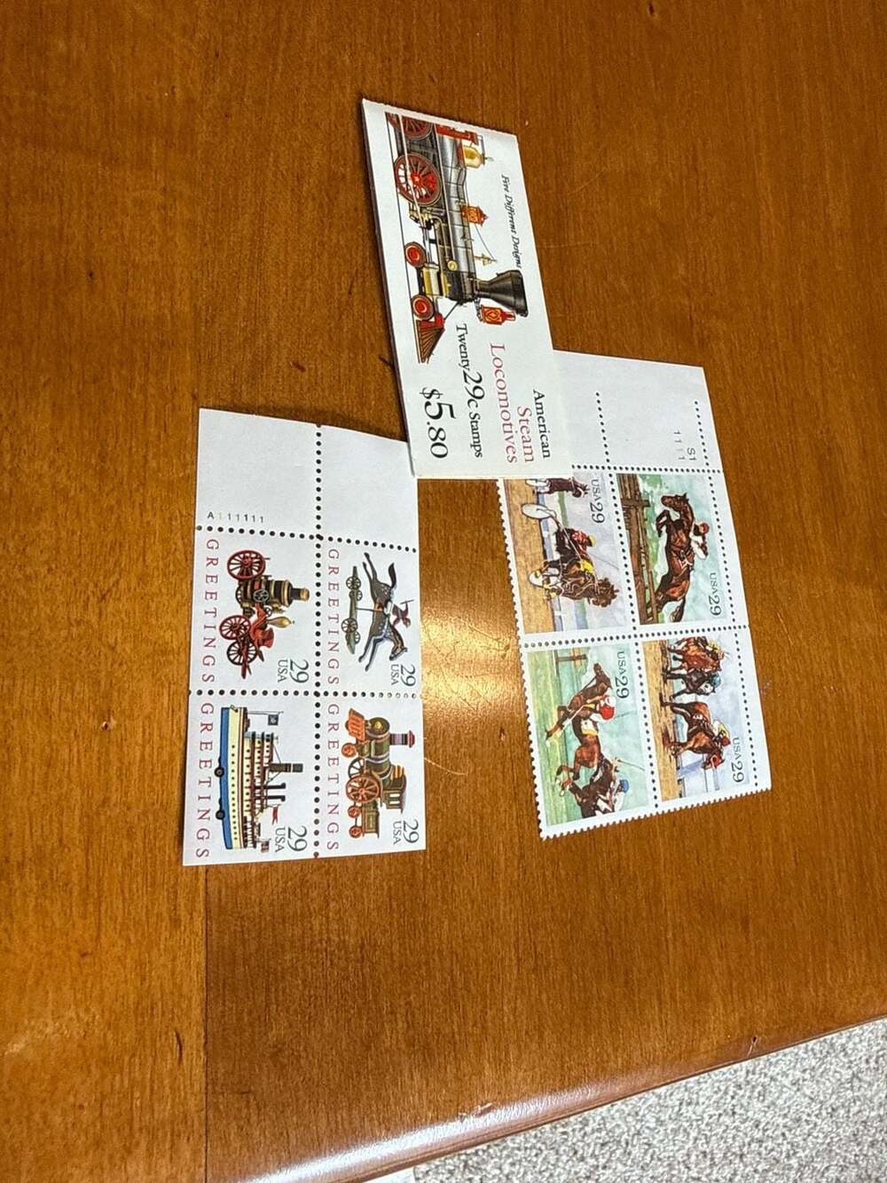 Vintage 1993 USPS 29c Stamp Collection: American Steam Locomotives Booklet, Spor